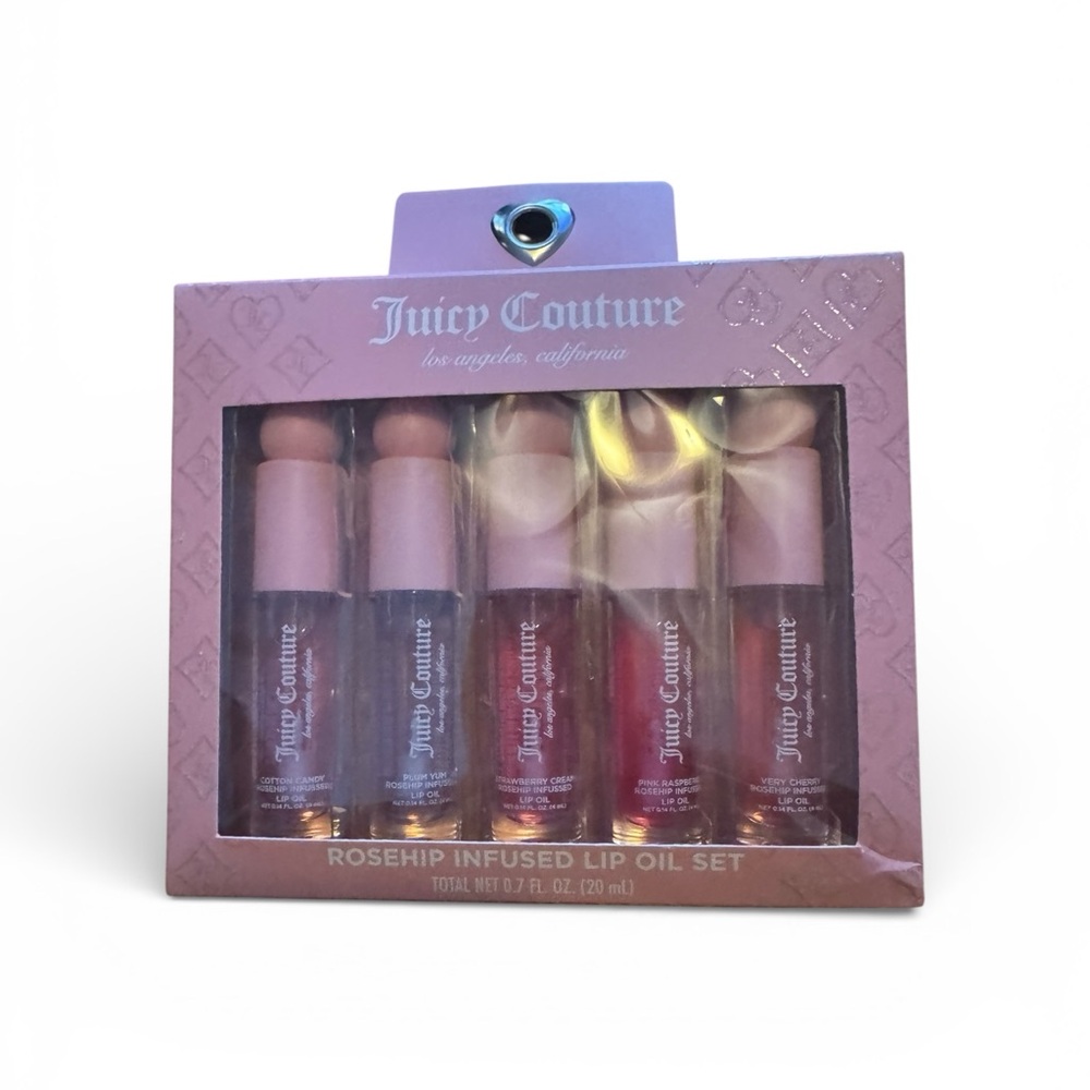 Juicy Couture Rosehip Lip Oil Set - Pink and Red Shades